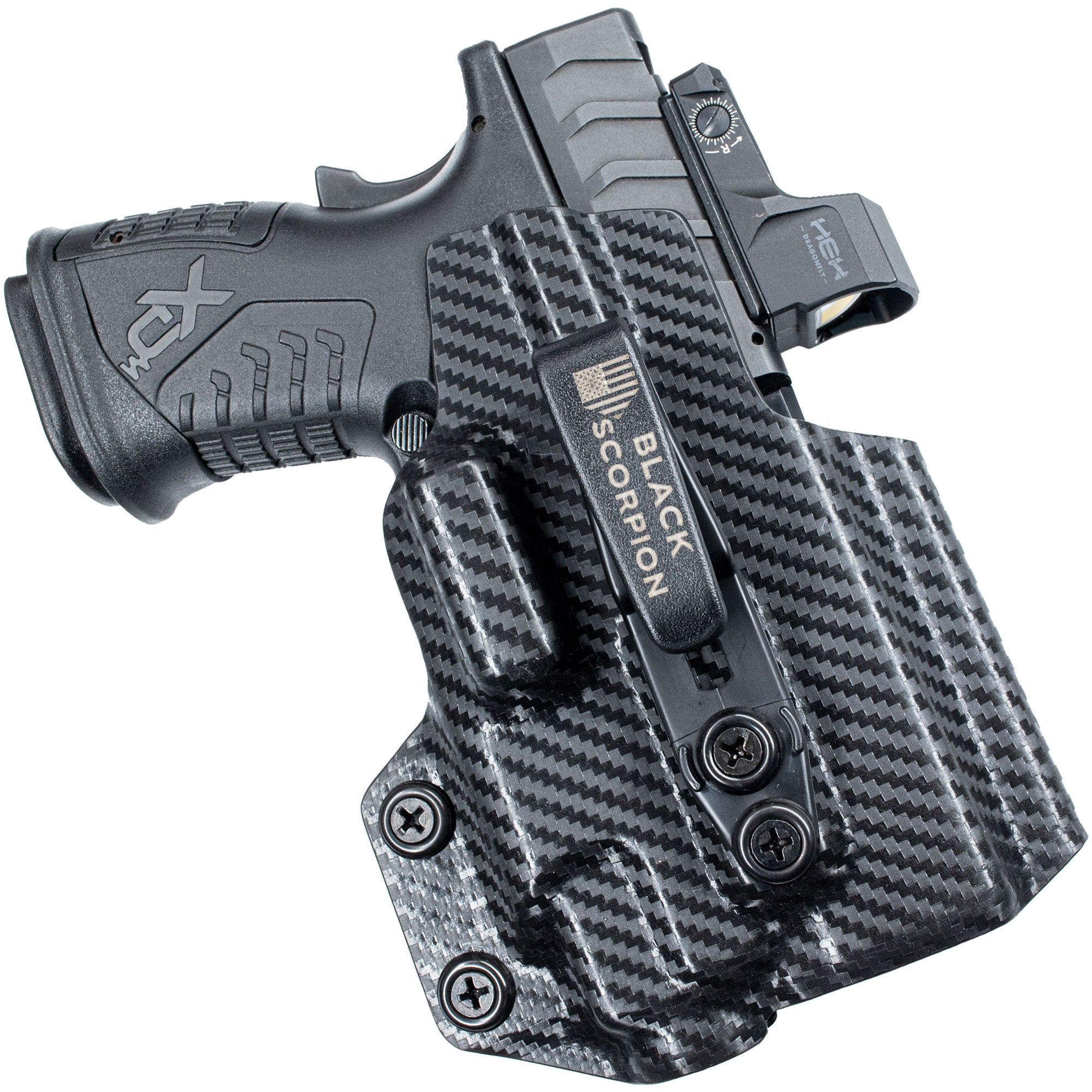 SA XD-M Elite 3.8'' w/ Streamlight TLR IWB Belt Wing Tuckable Holster