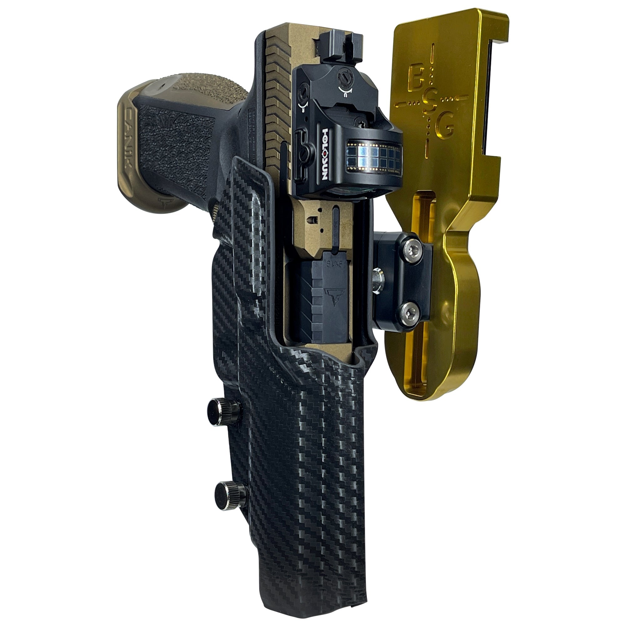 Canik TTI Combat 24K Gold Pro Ball Joint Competition Holster