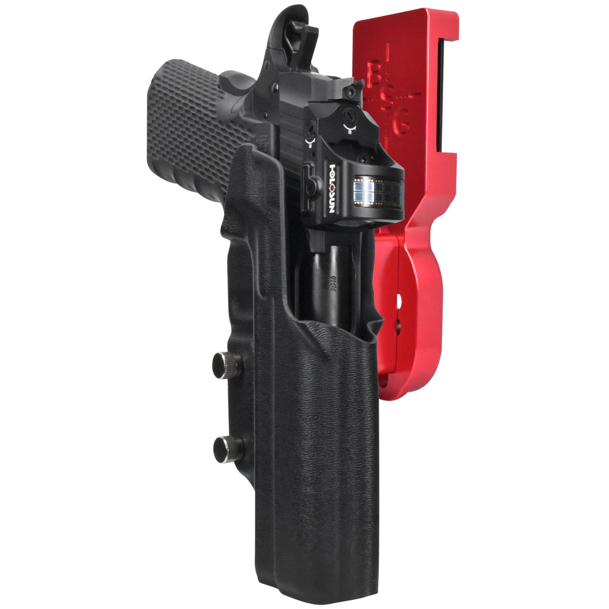 Stealth Arms 1911 Platypus Pro Heavy Duty Competition Holster in Red / Black