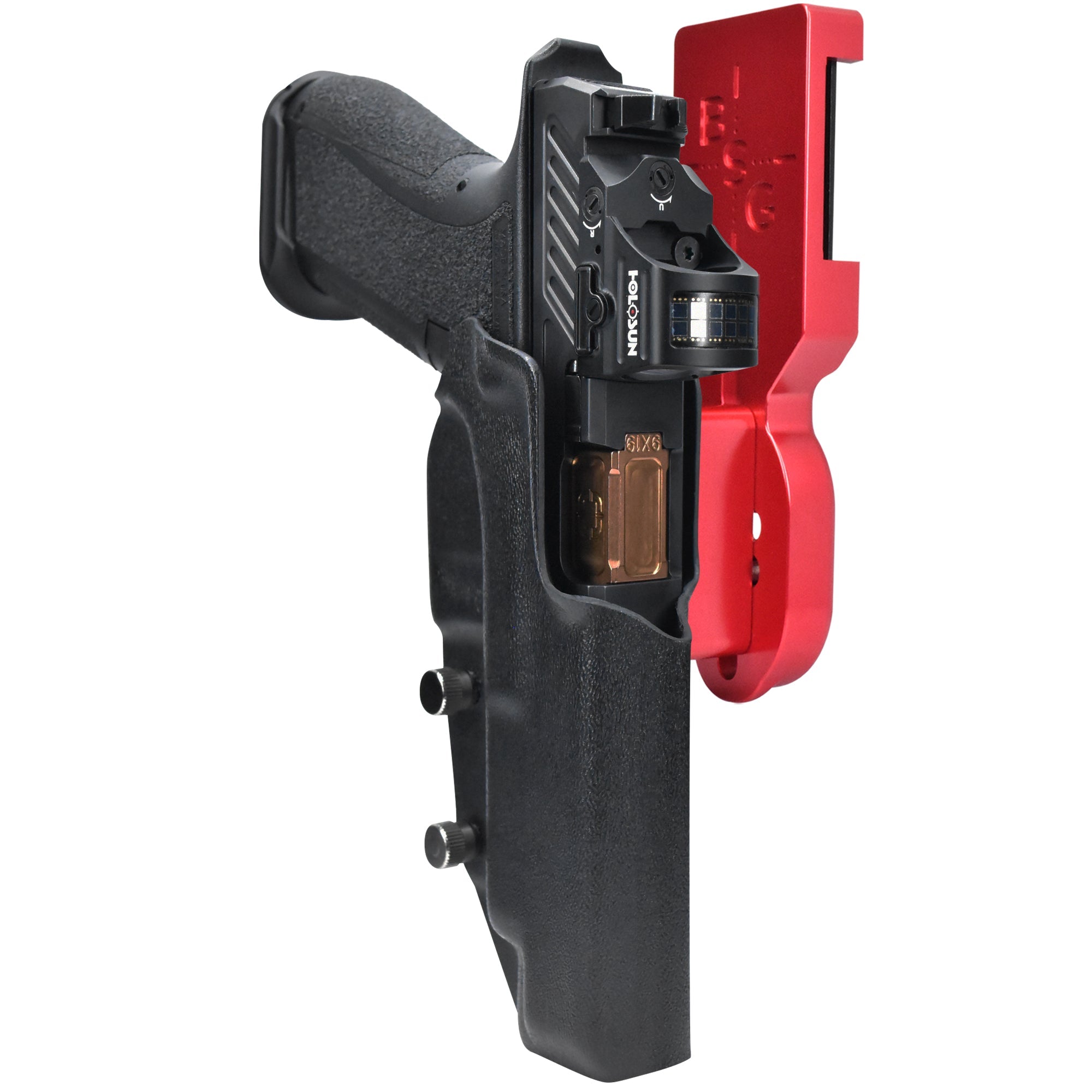 Shadow Systems DR920L Elite Pro Heavy Duty Competition Holster in Red / Black