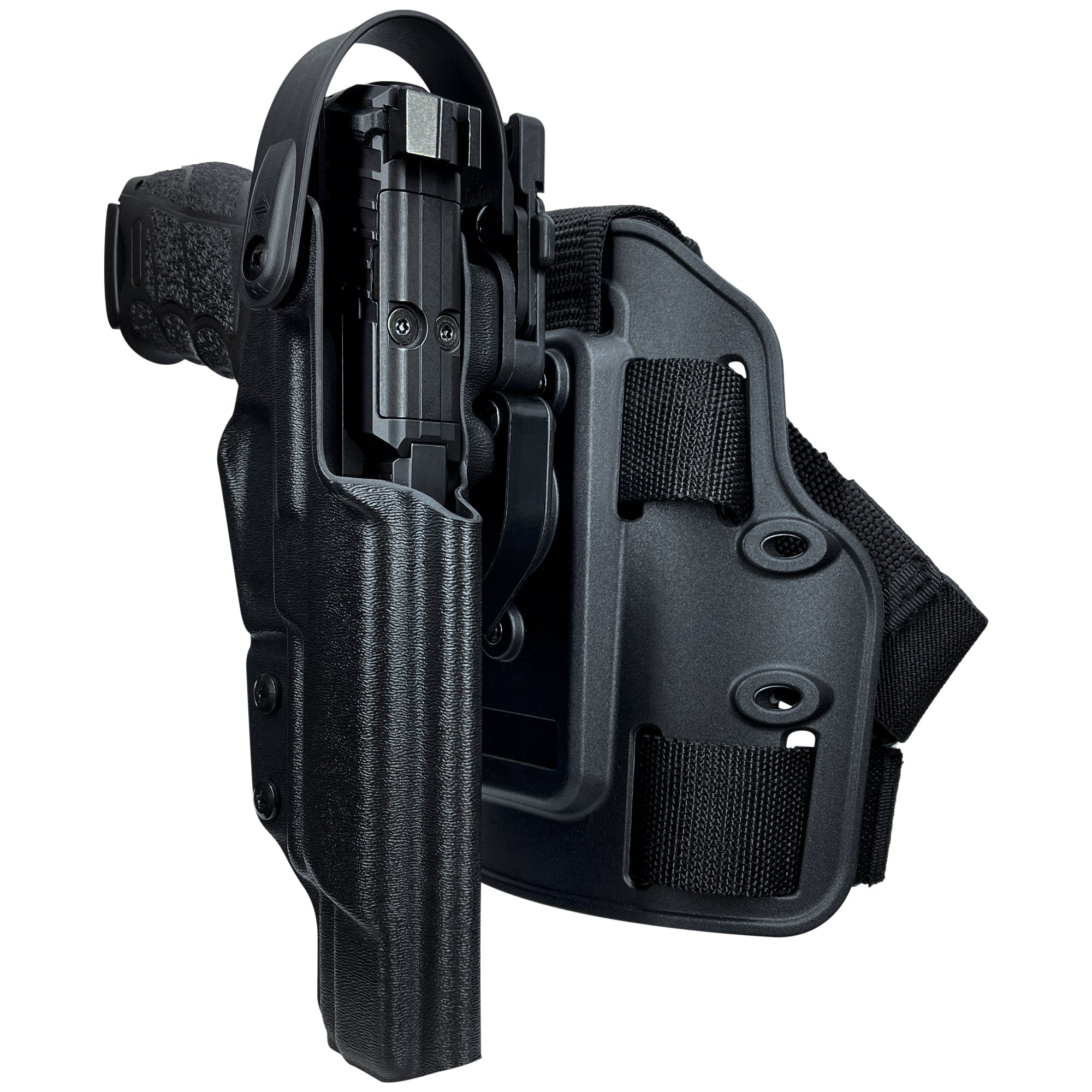 H&K VP9 Match Level II Quick Release Duty Drop Leg Holster