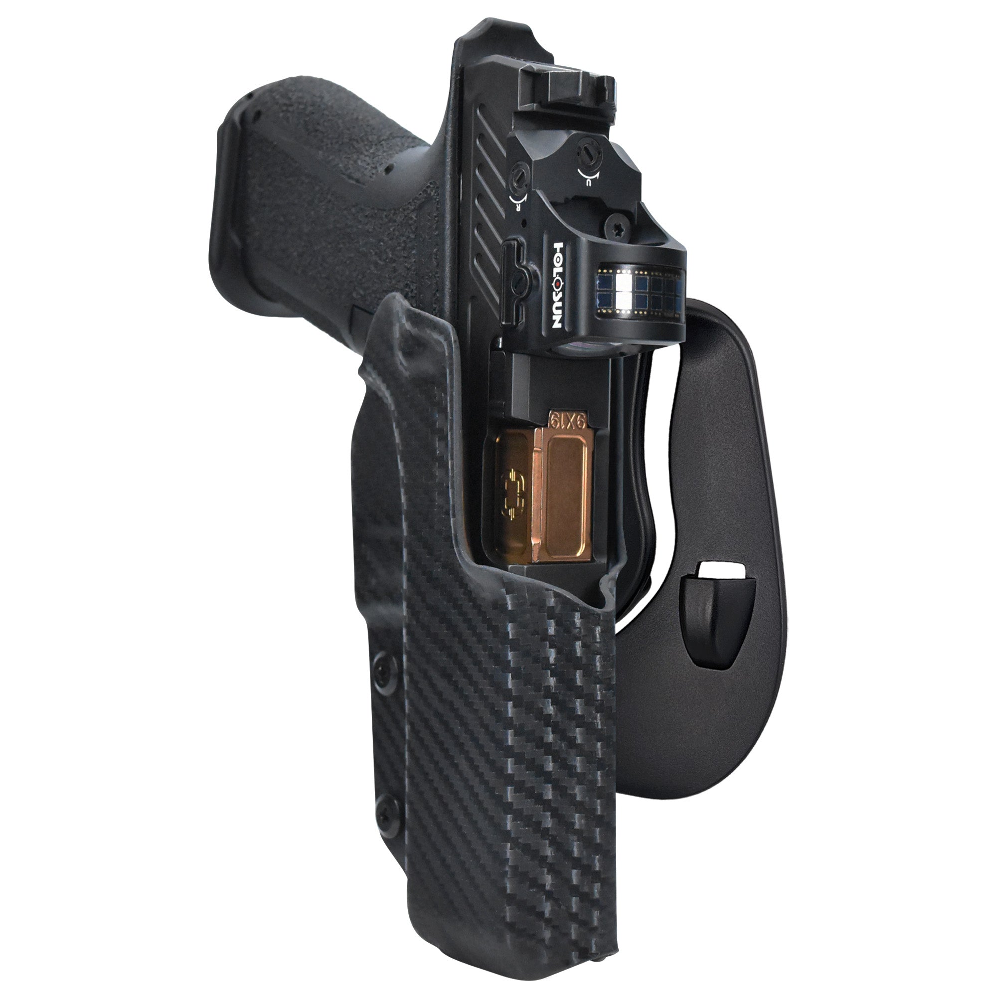 Shadow Systems MR920L OWB Paddle Holster in Carbon Fiber