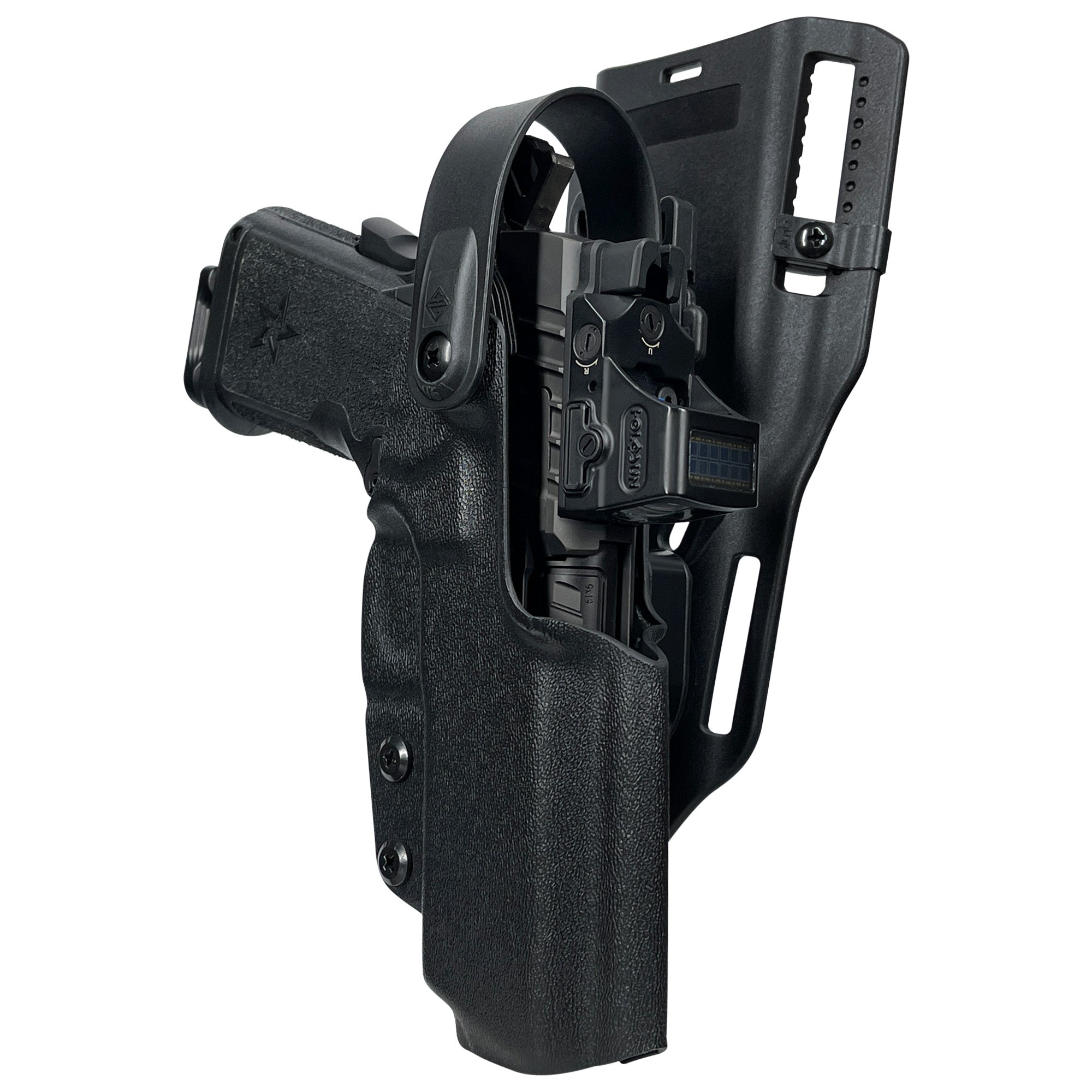 Level II Duty Drop and Offset Holster for Staccato C in Black