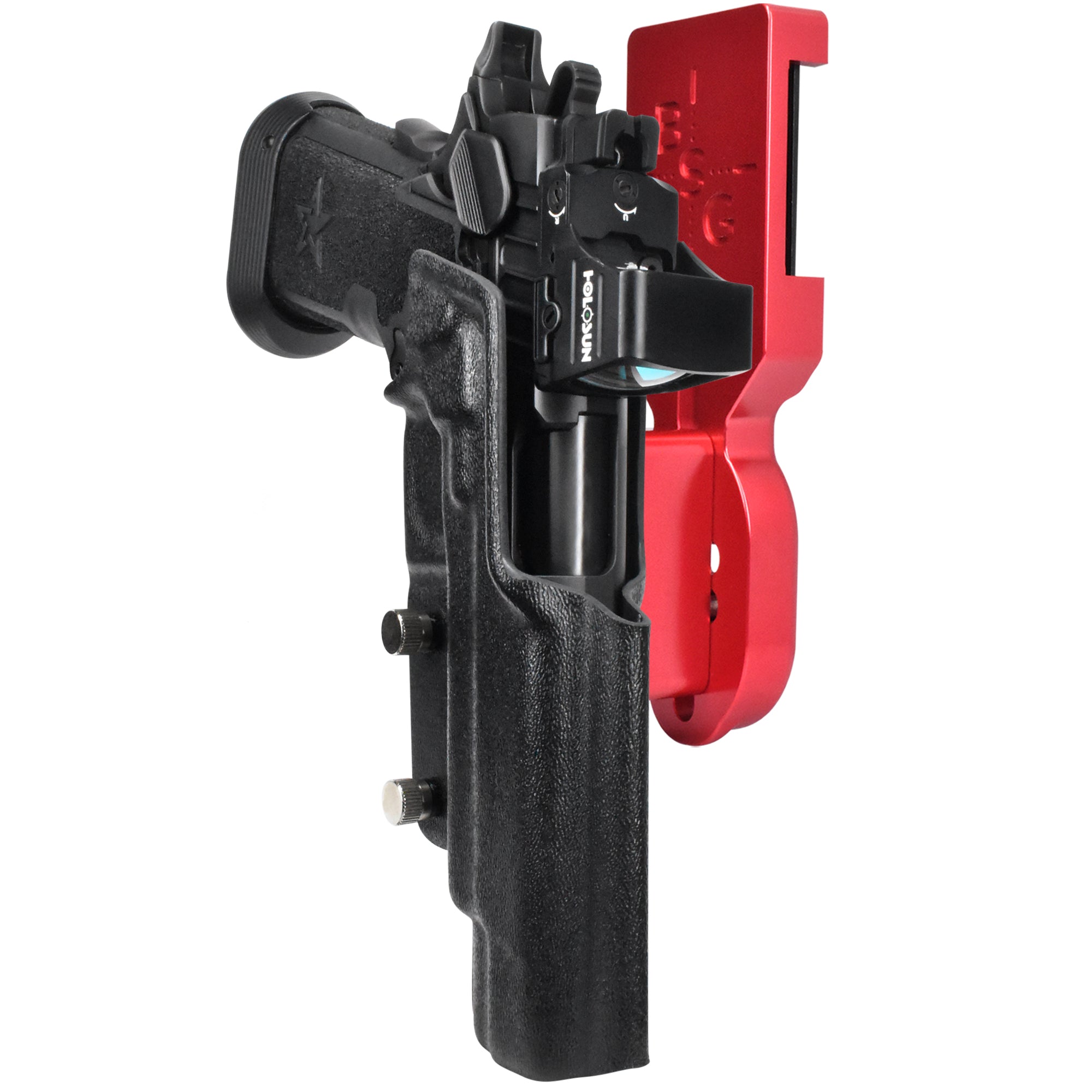 Staccato XL Pro Heavy Duty Competition Holster in Red / Black