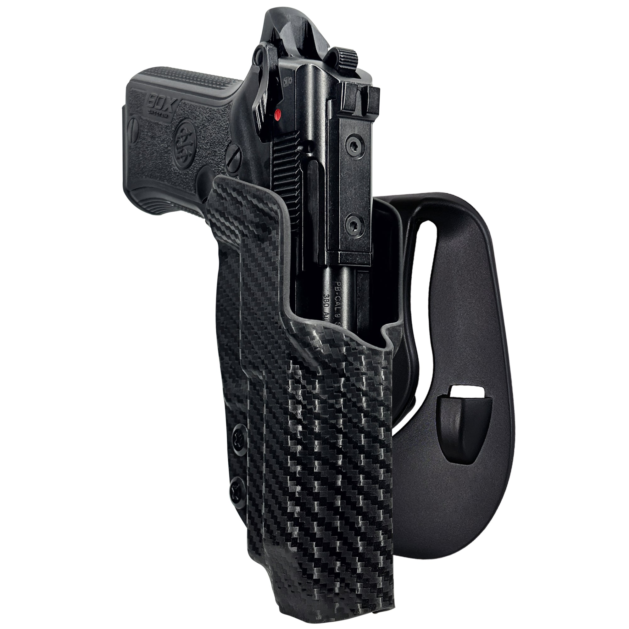 Beretta 80X Cheetah OWB Paddle Holster in Carbon Fiber