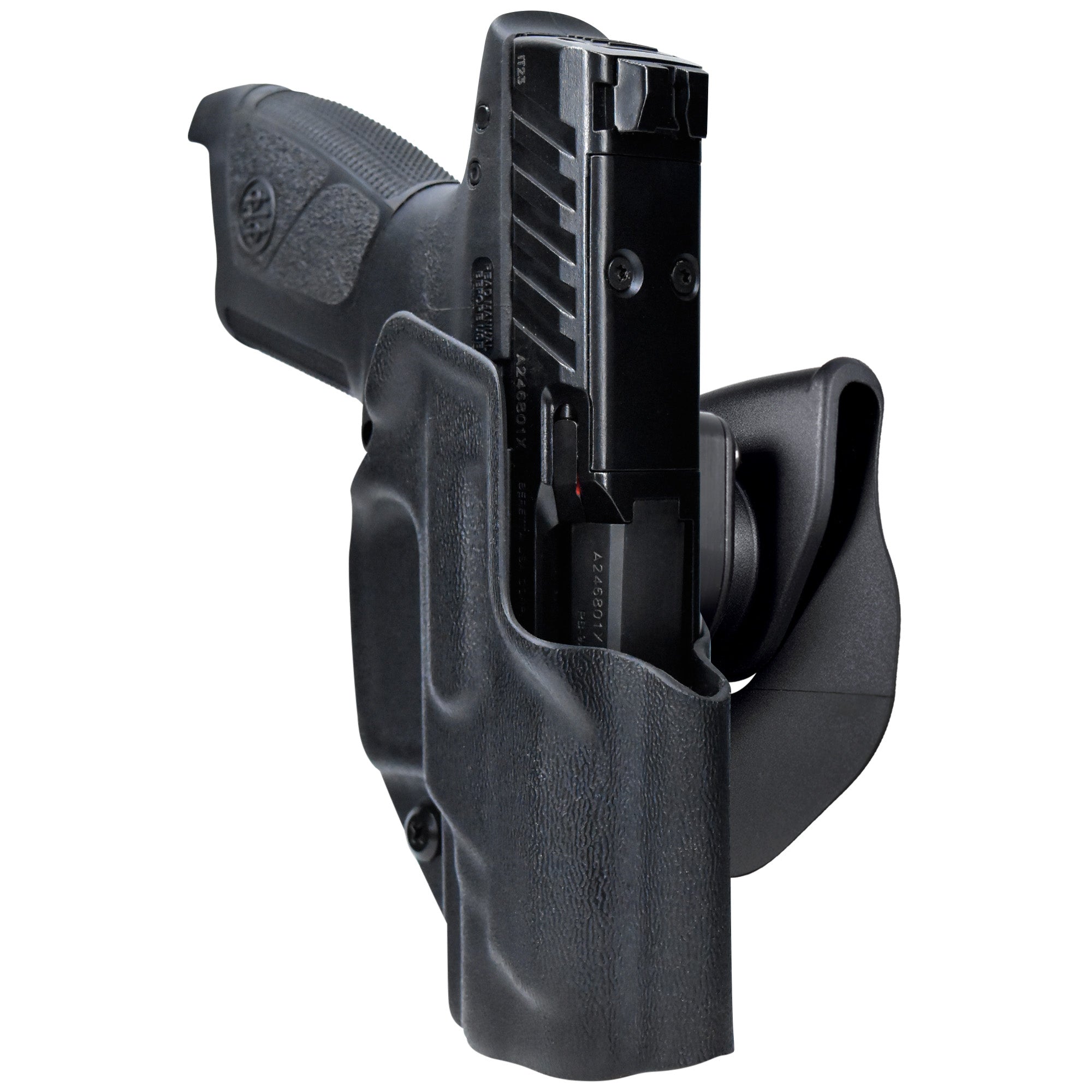 Beretta APX A1 Compact 3.7'' OWB Quick Release Paddle Holster in Black