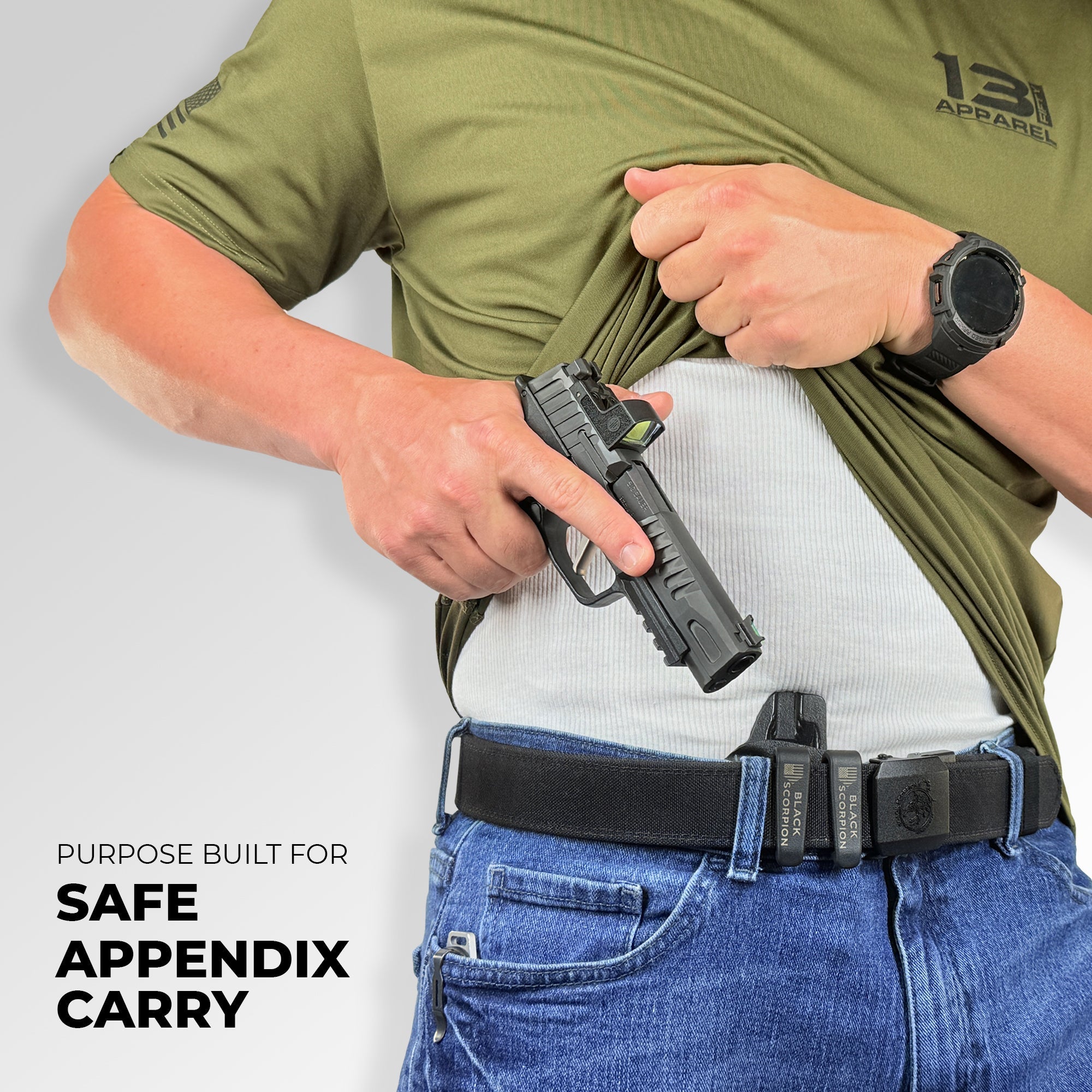 Springfield Armory Echelon 4.0C AIWB Dual Clip X Holster