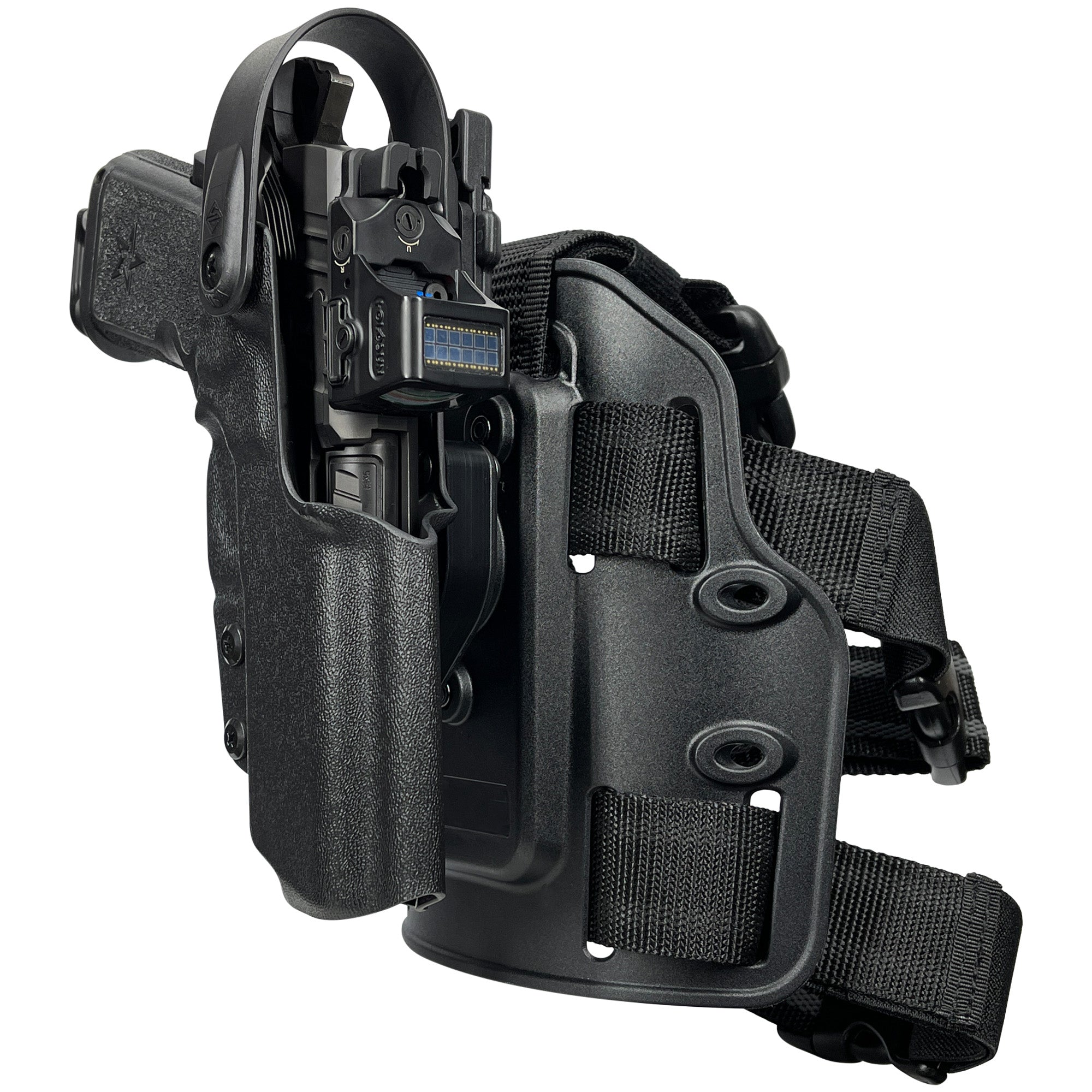 Level II Duty Drop Leg Holster for Staccato C in Black