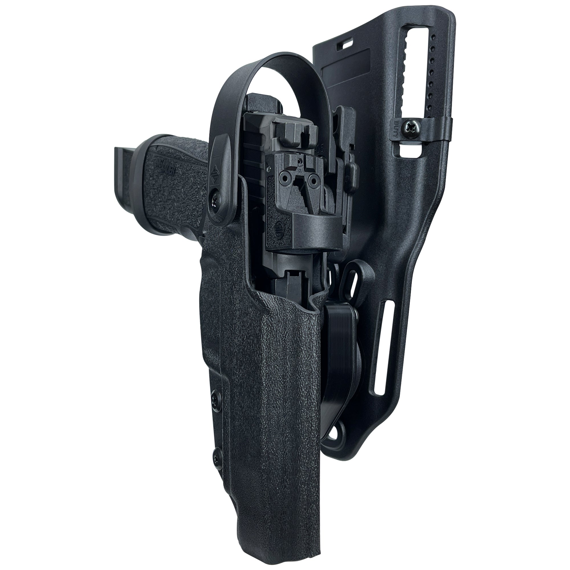 Level II Duty Drop and Offset Holster for Sig Sauer P365 Fuse in Black