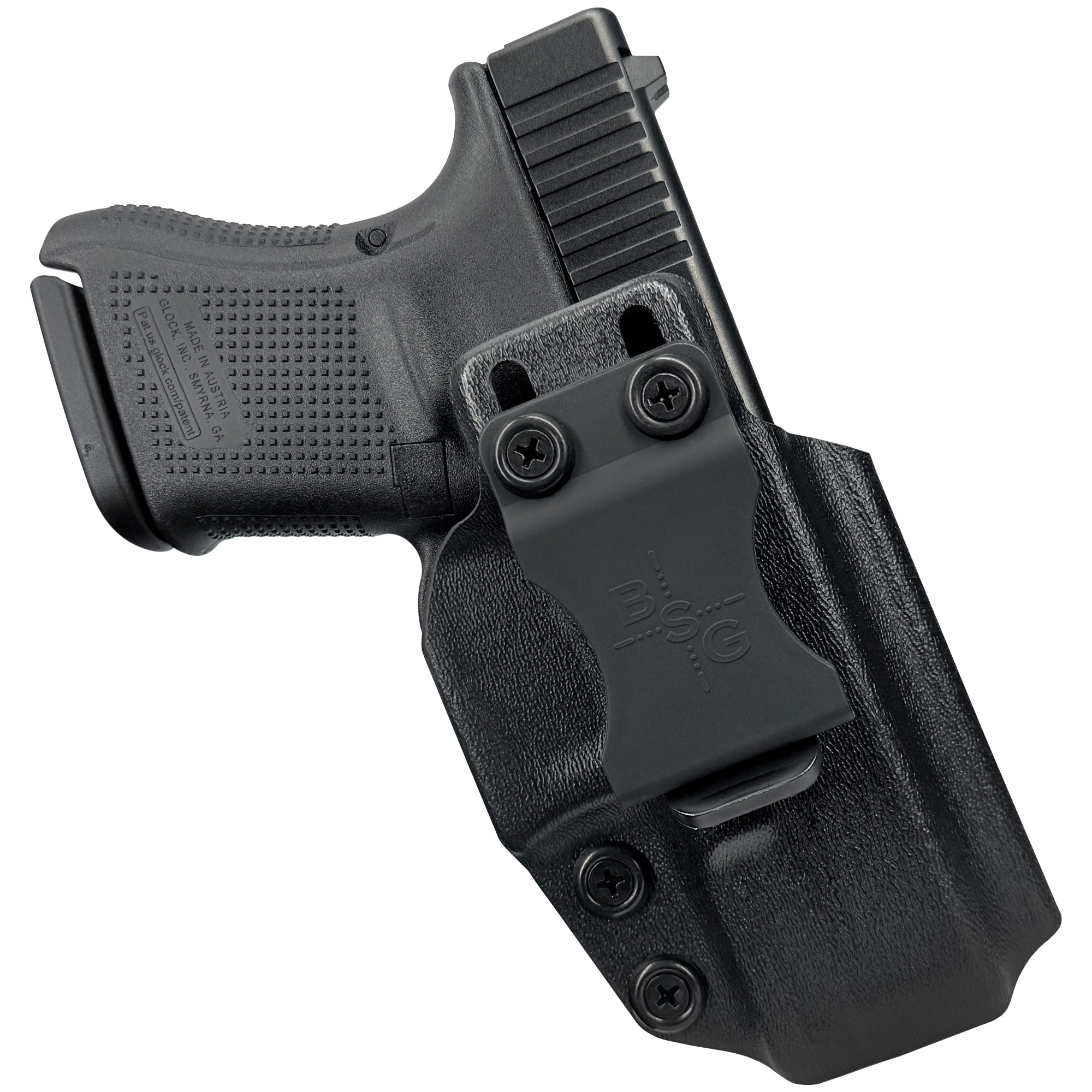 Glock 29 Gen5 Inside the Waistband Holster in Black - Front