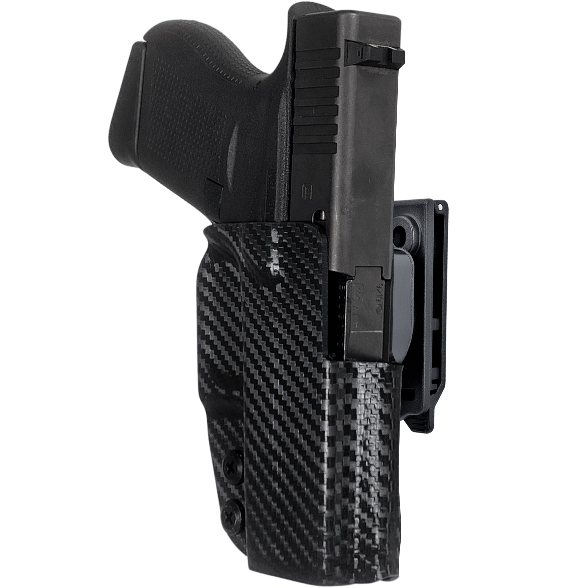 OWB Quick Release IDPA Holster in Carbon Fiber