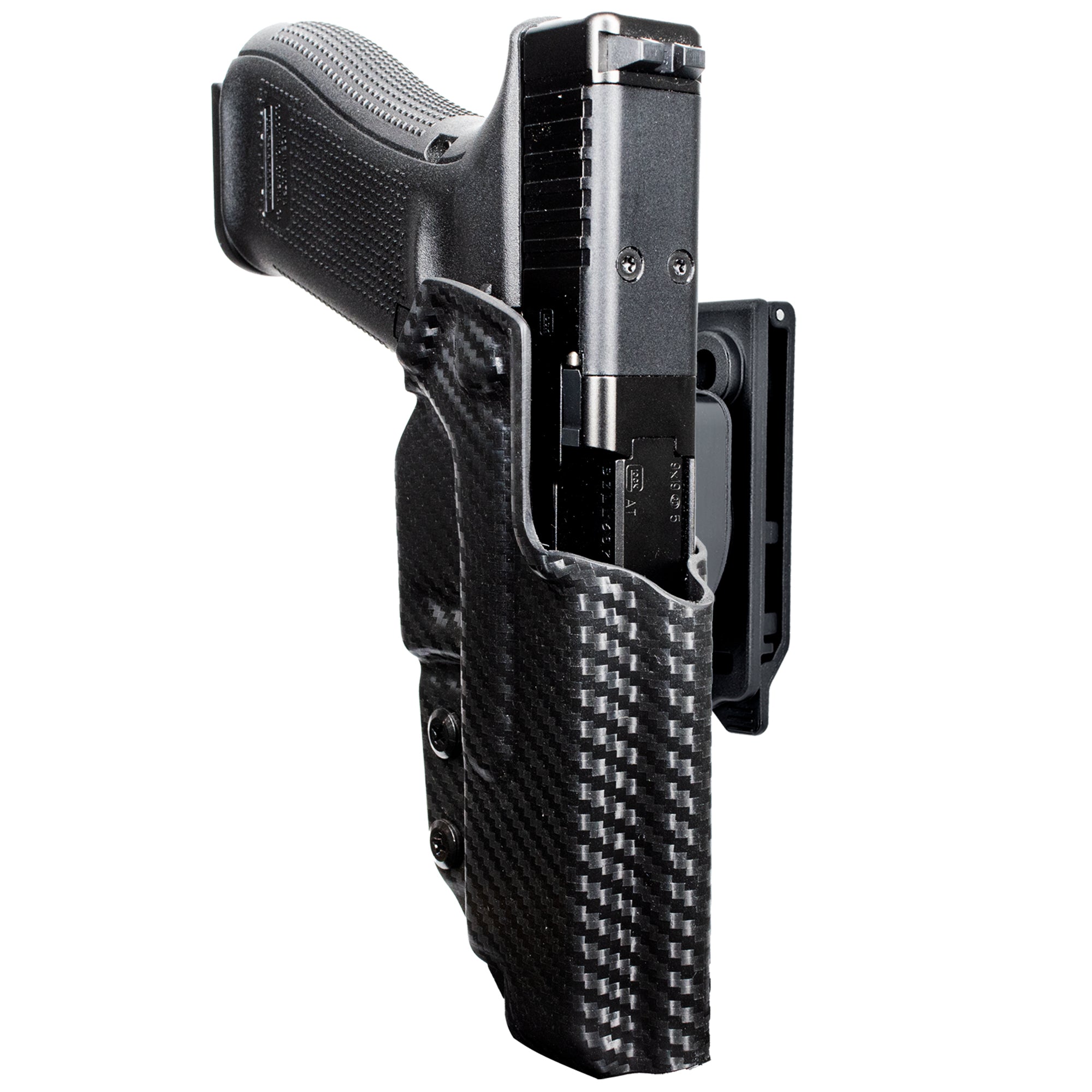 OWB Quick Release IDPA Holster in Carbon Fiber