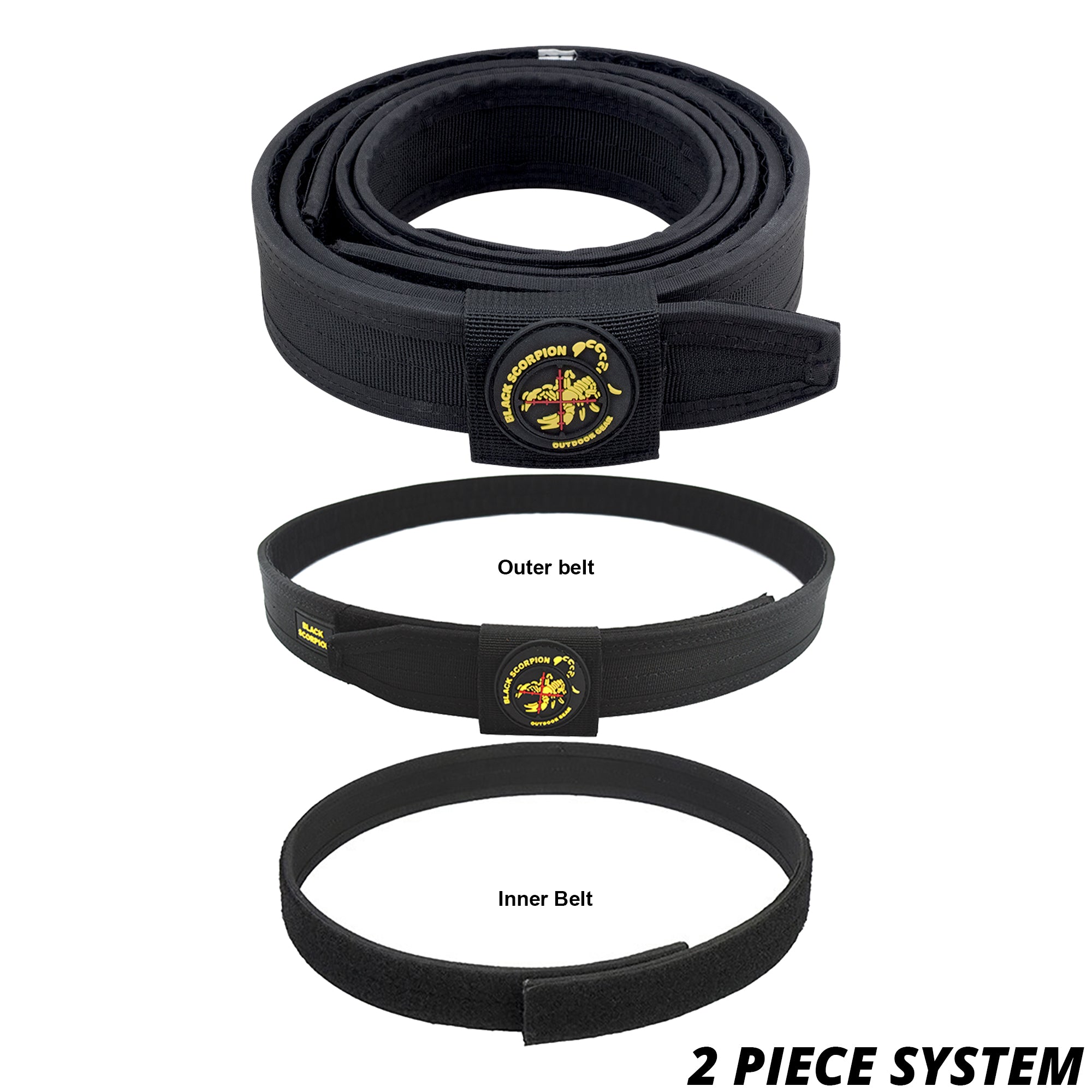 Black Scorpion Gear Pro HD Competition Belt 1 1/2'' IPSC