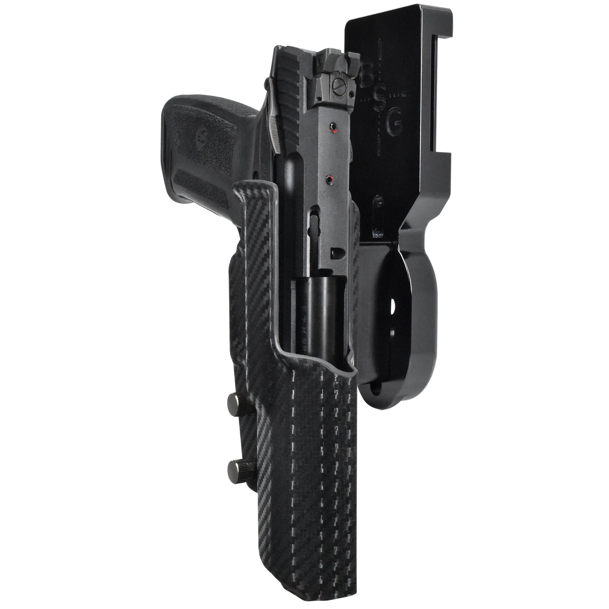 Ruger 5.7 Pro Heavy Duty Competition Holster in Black / Carbon Fiber