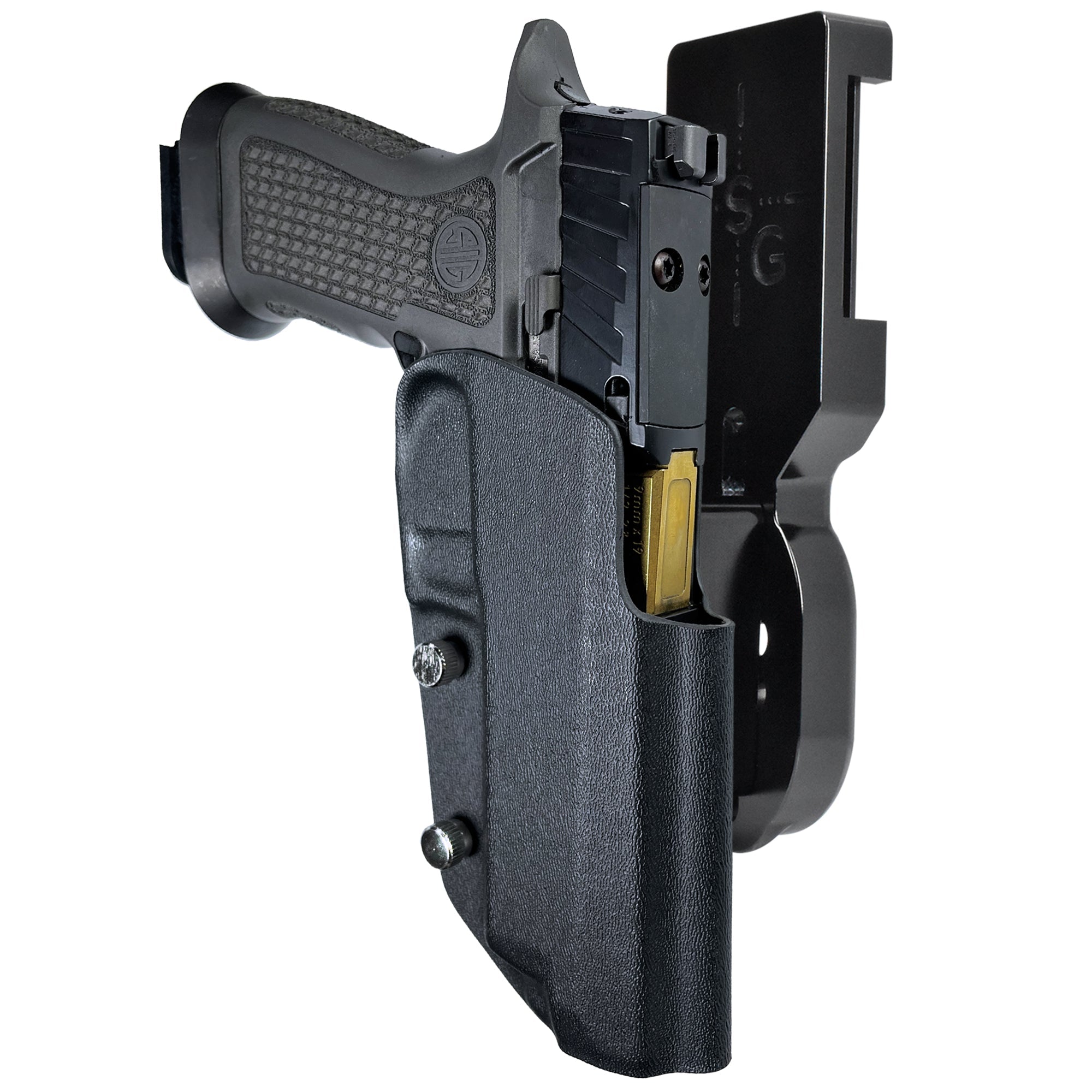 Sig Sauer P320 X5 Legion Pro Heavy Duty Competition Holster in Black / Black