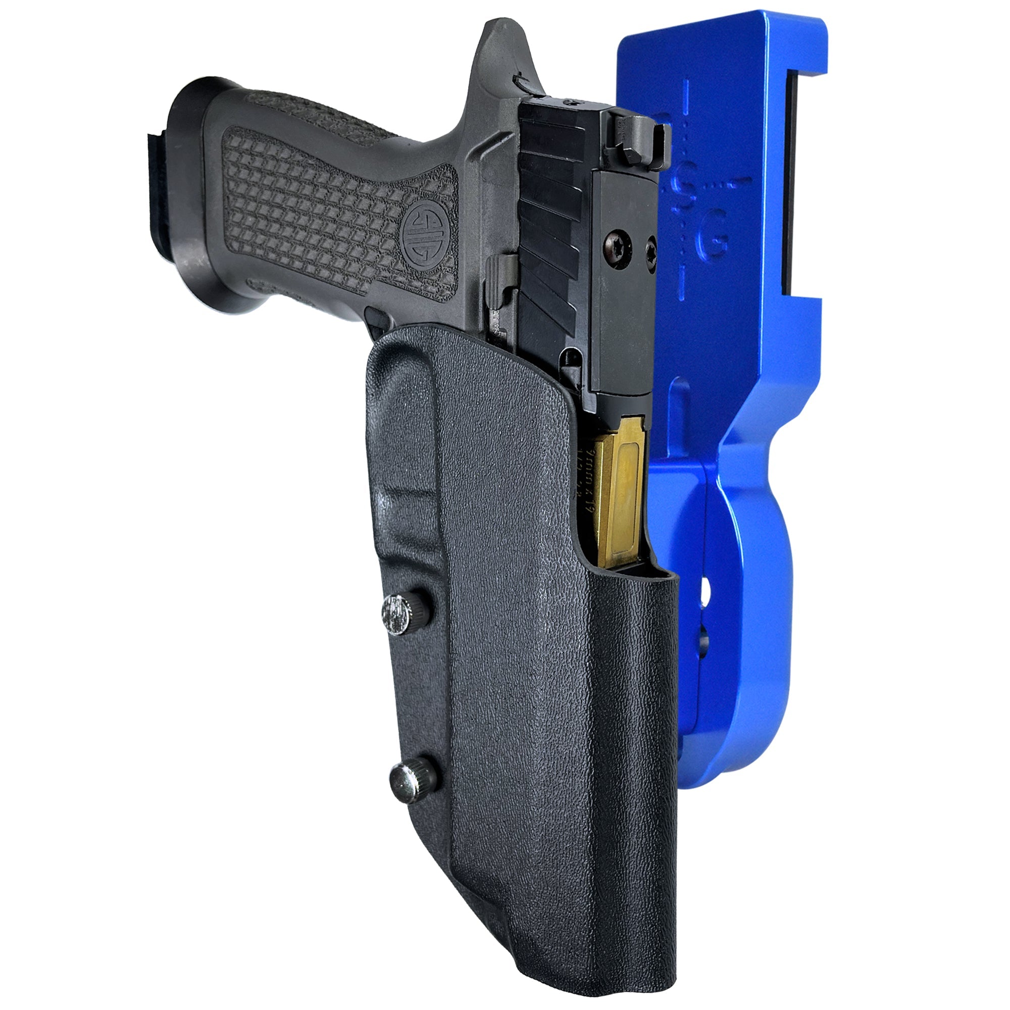 Sig Sauer P320 X5 Legion Pro Heavy Duty Competition Holster in Blue / Black