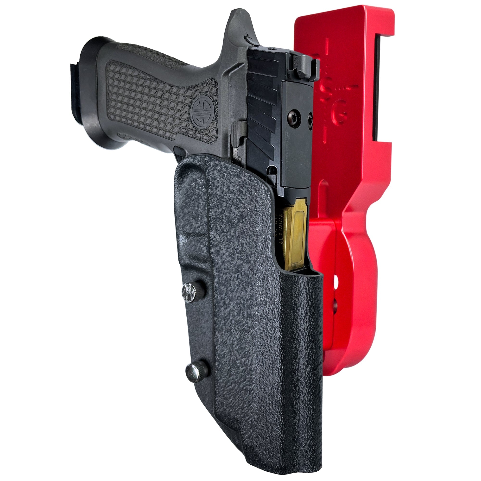 Sig Sauer P320 X5 Legion Pro Heavy Duty Competition Holster in Red / Black