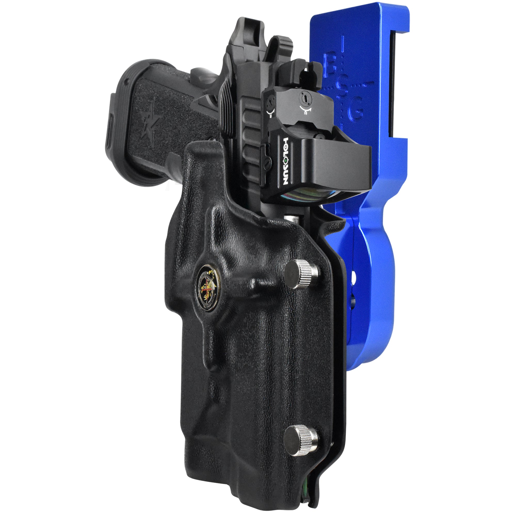 Staccato P w/ Holosun P.ID Pro Heavy Duty Competition Holster in Blue / Black