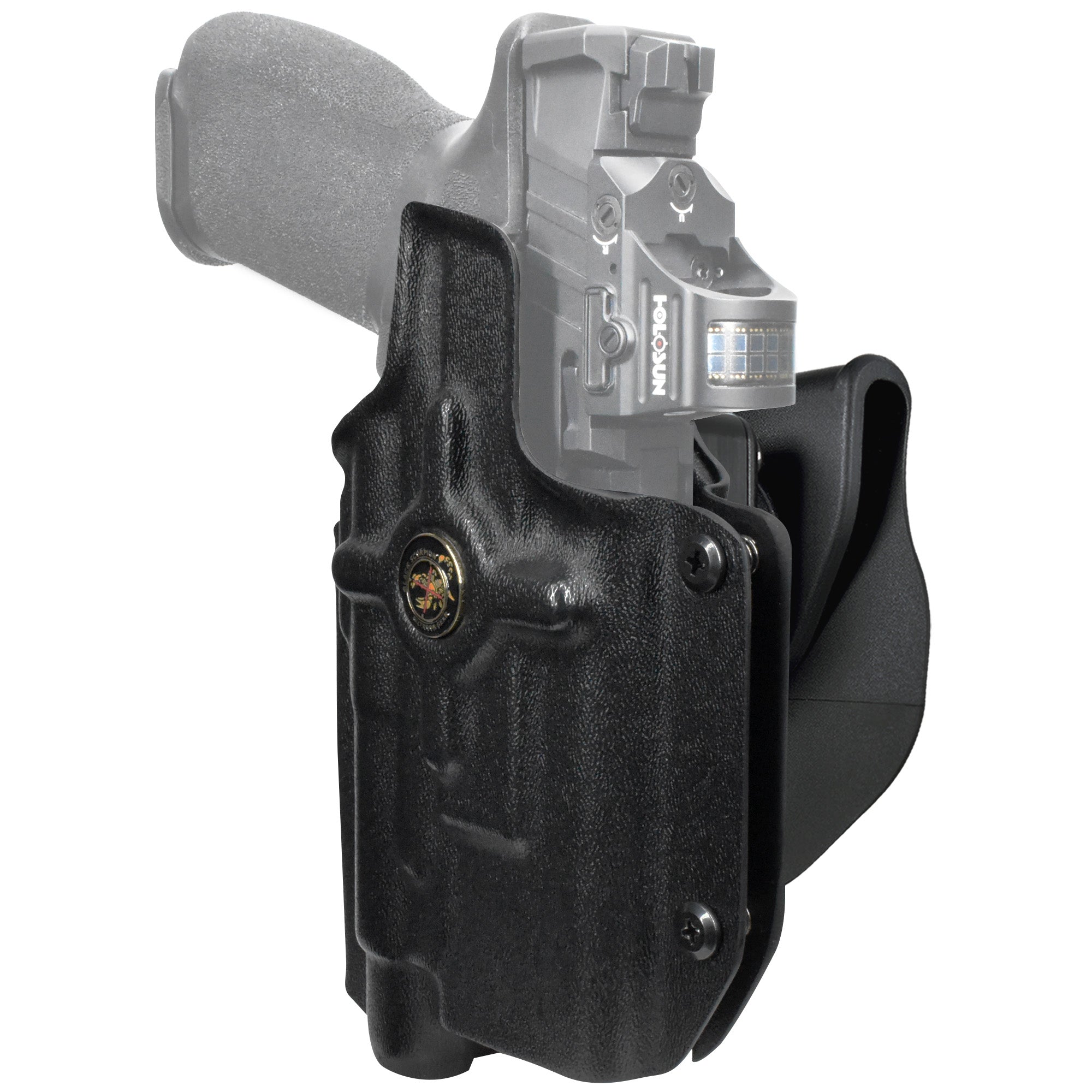 OWB Quick Release Paddle Holster for Walther PDP 4.5'' w/ Streamlight ...