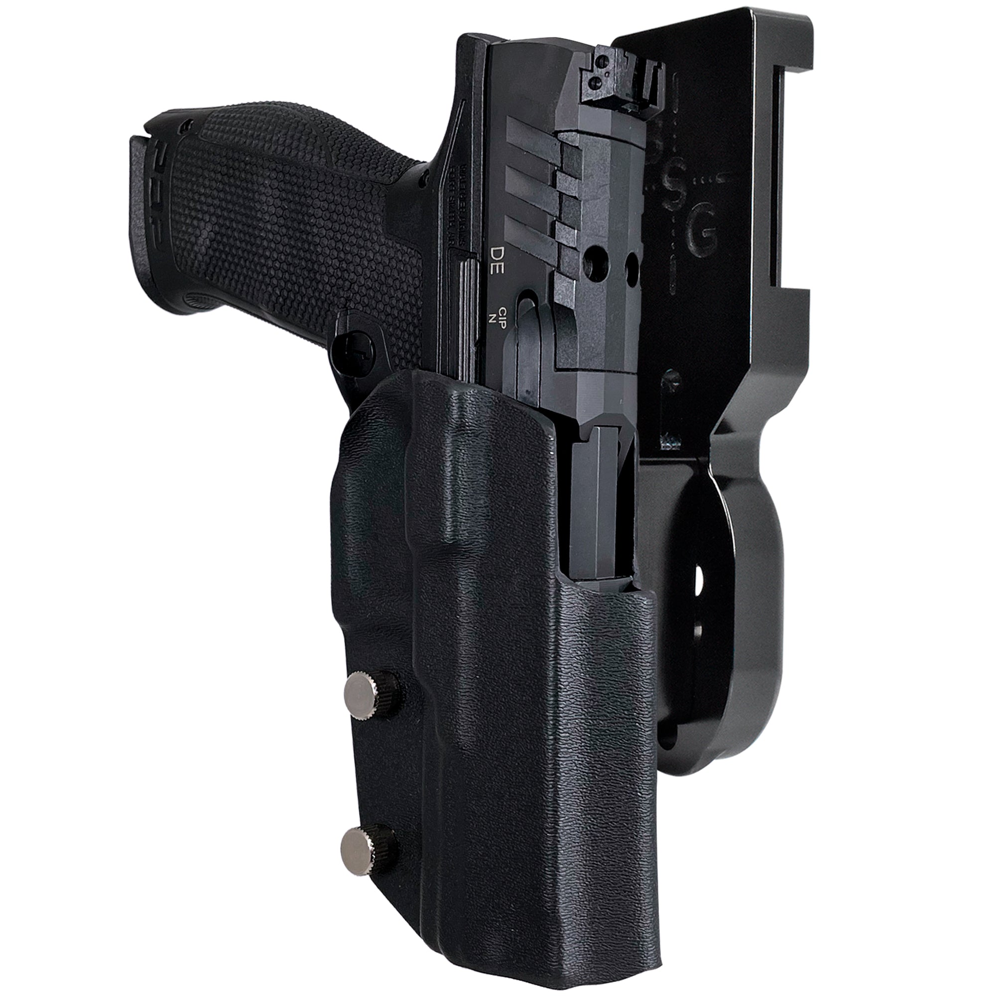 Walther PDP 4'' Pro Heavy Duty Competition Holster in Black / Black