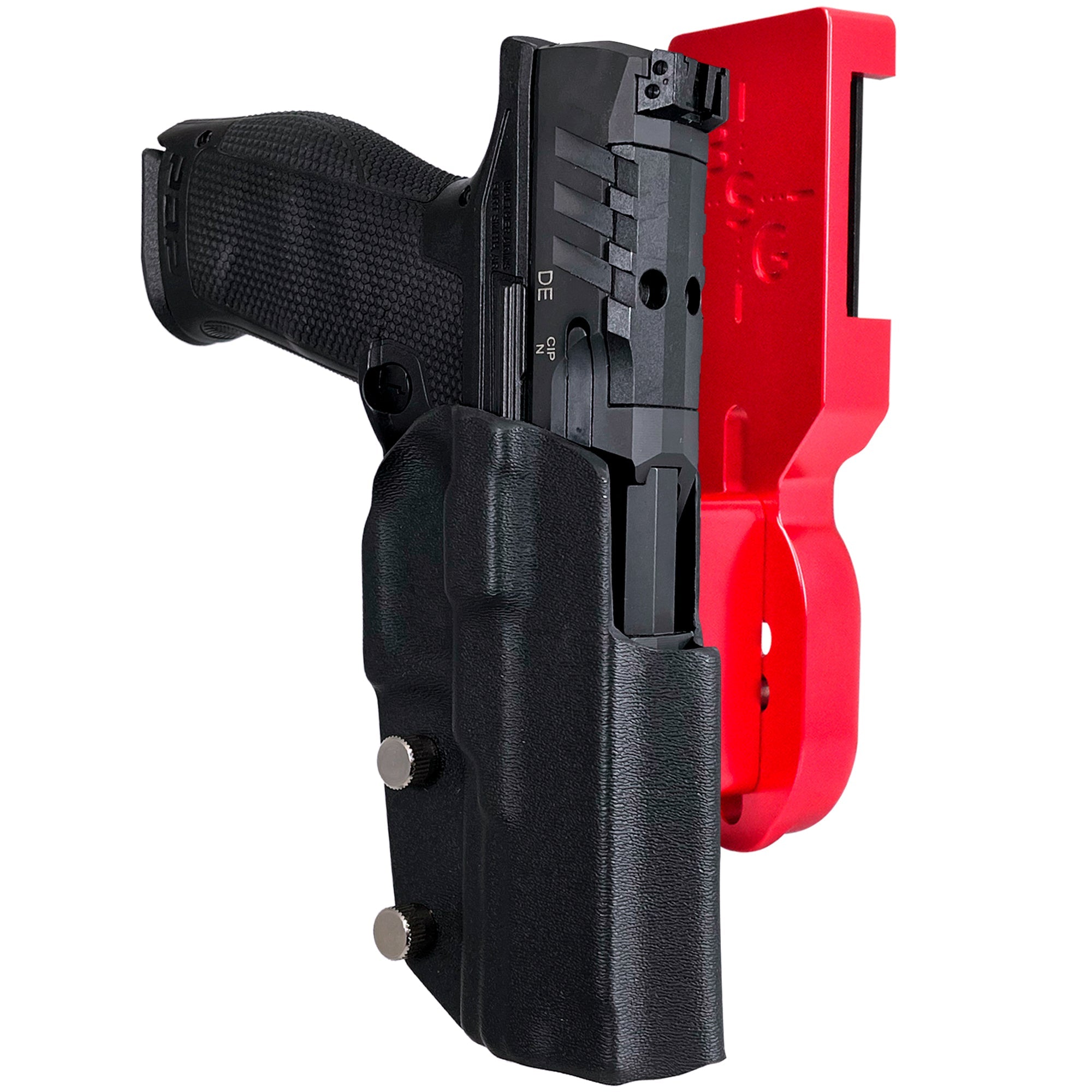 Walther PDP 5'' Pro Heavy Duty Competition Holster in Red / Black