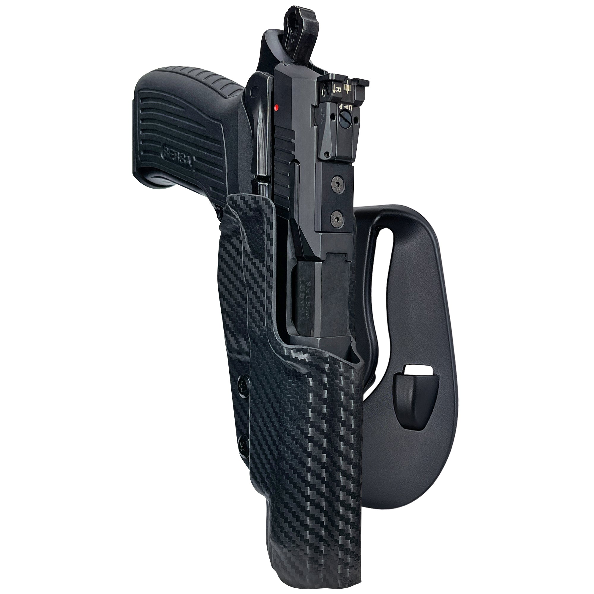 Bersa TPR9 XT OWB Paddle Holster in Carbon Fiber