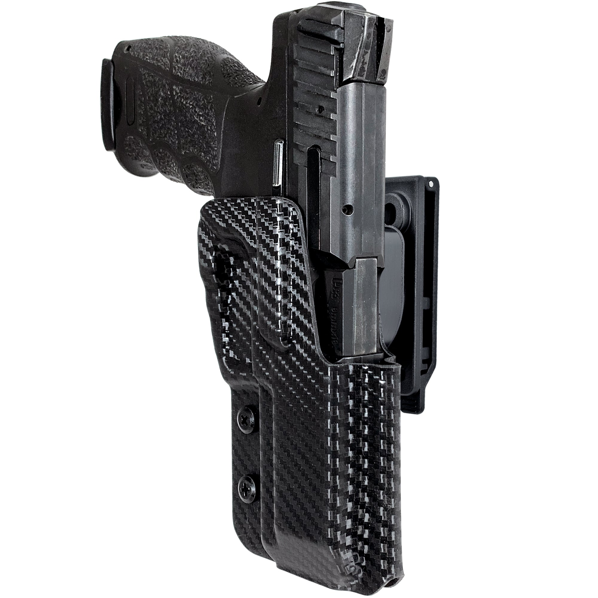 OWB Quick Release IDPA Holster in Carbon Fiber