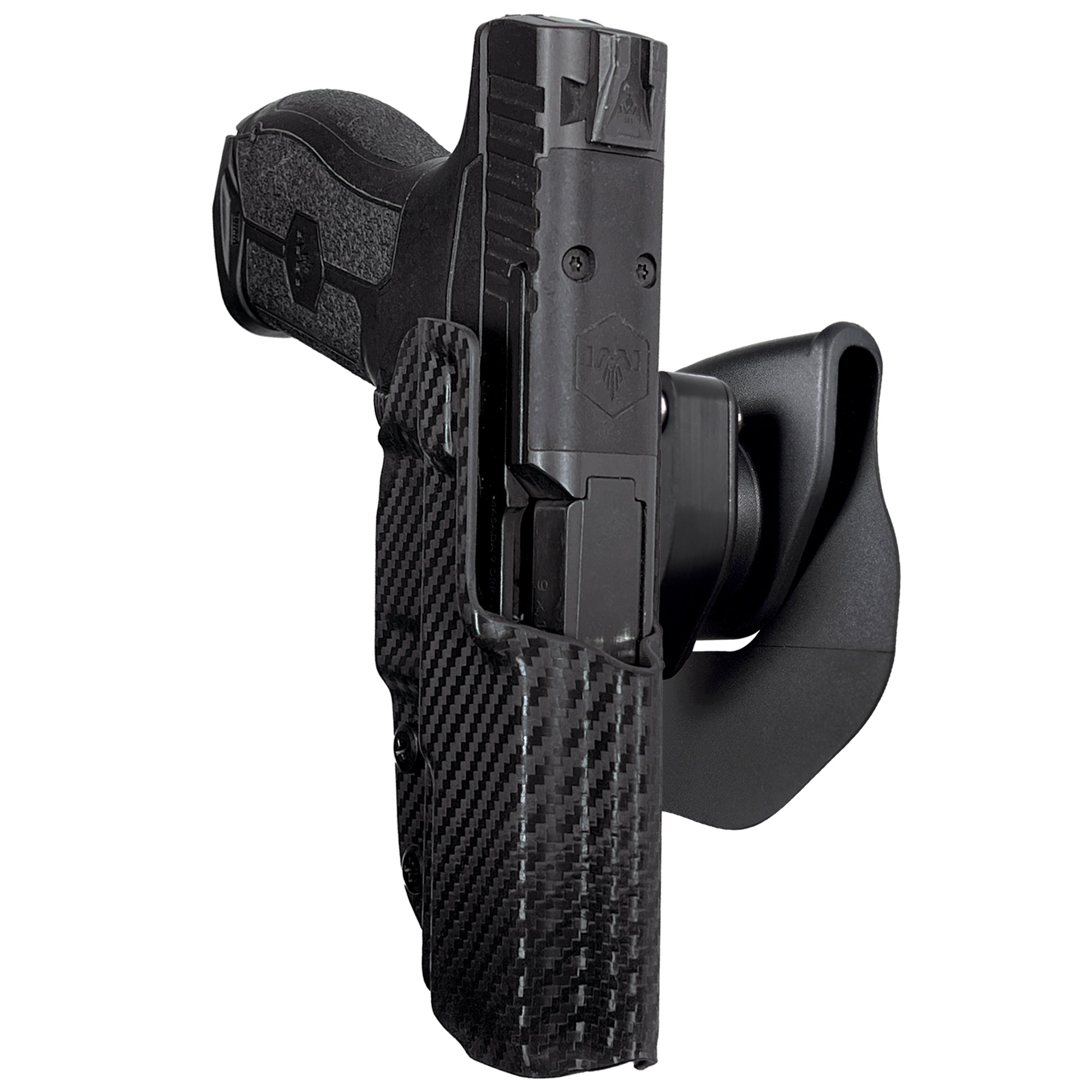 OWB Quick Release Paddle Holster in Carbon Fiber