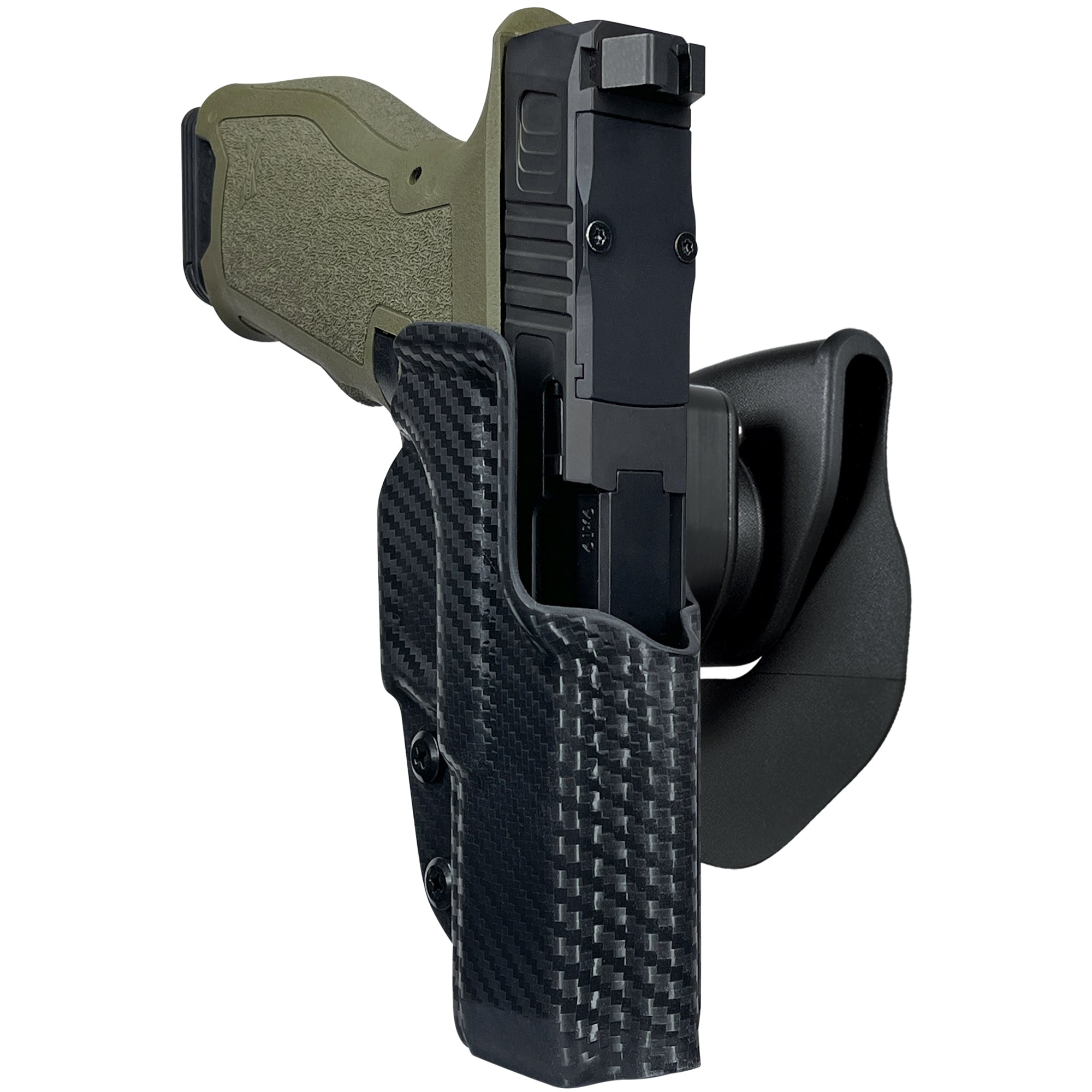 PSA Dagger 3.9'' OWB Quick Release Paddle Holster in Carbon Fiber