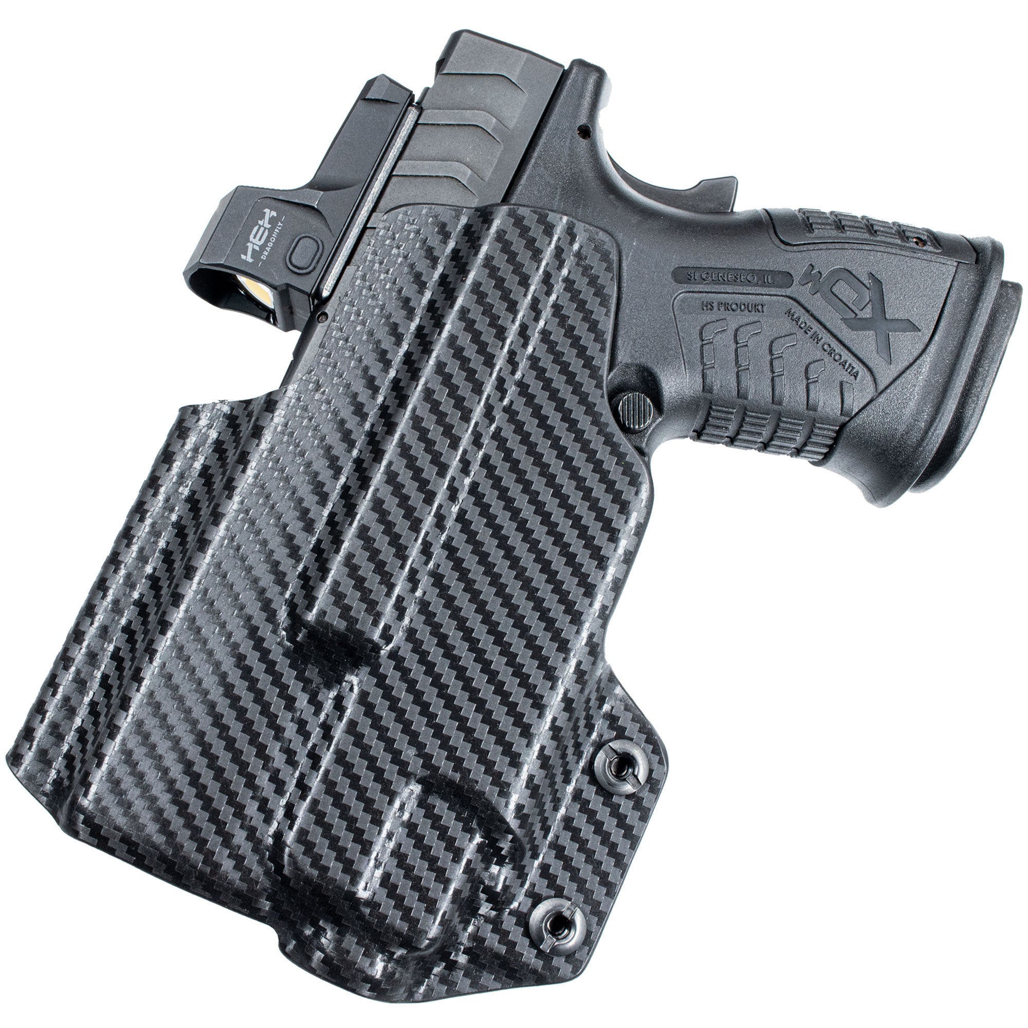 Springfield Armory XD-M Elite 3.8'' w/ TLR-7 / TLR-8 IWB Belt Wing Tuckable  Holster