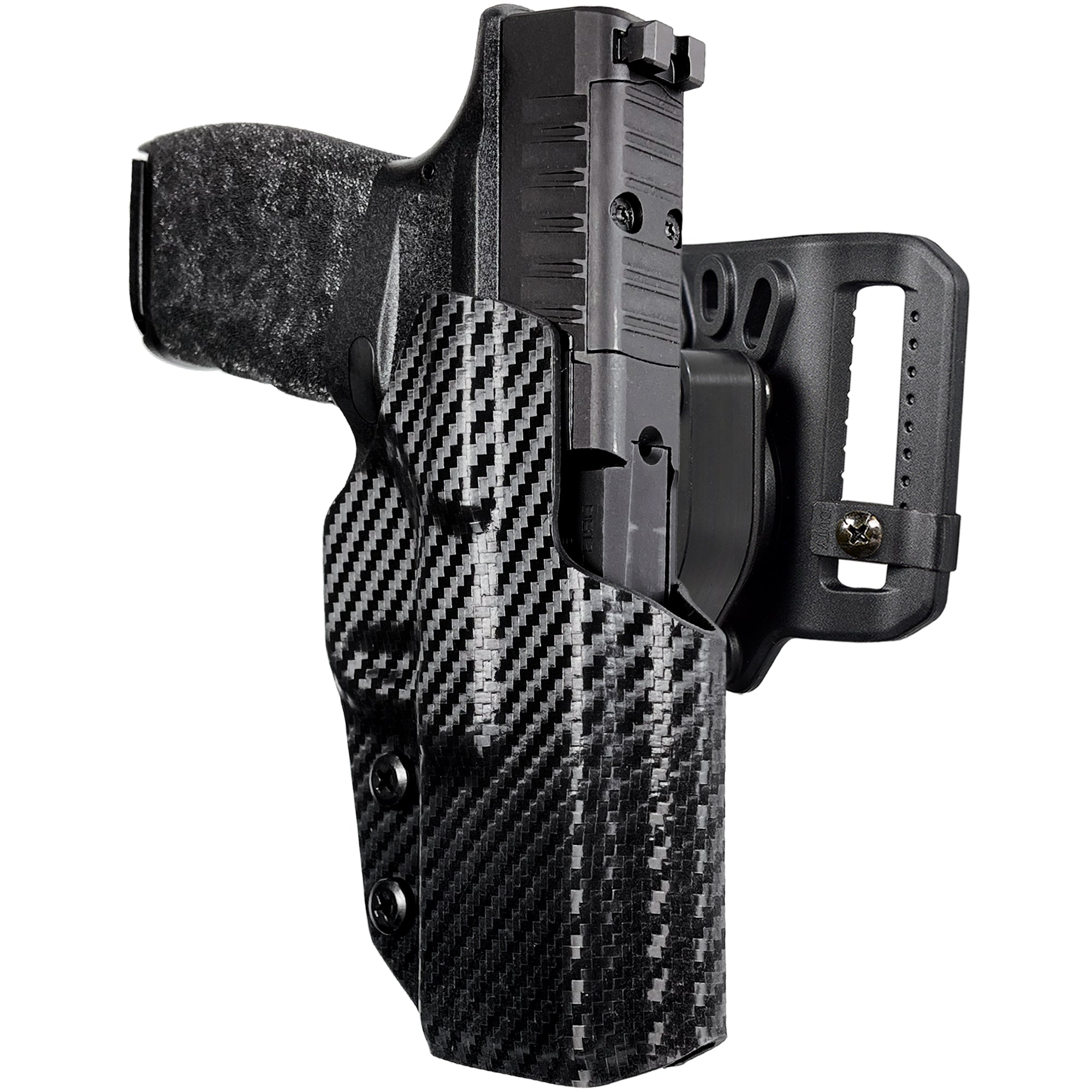 Quick Release Belt Loop Holster in Carbon Fiber