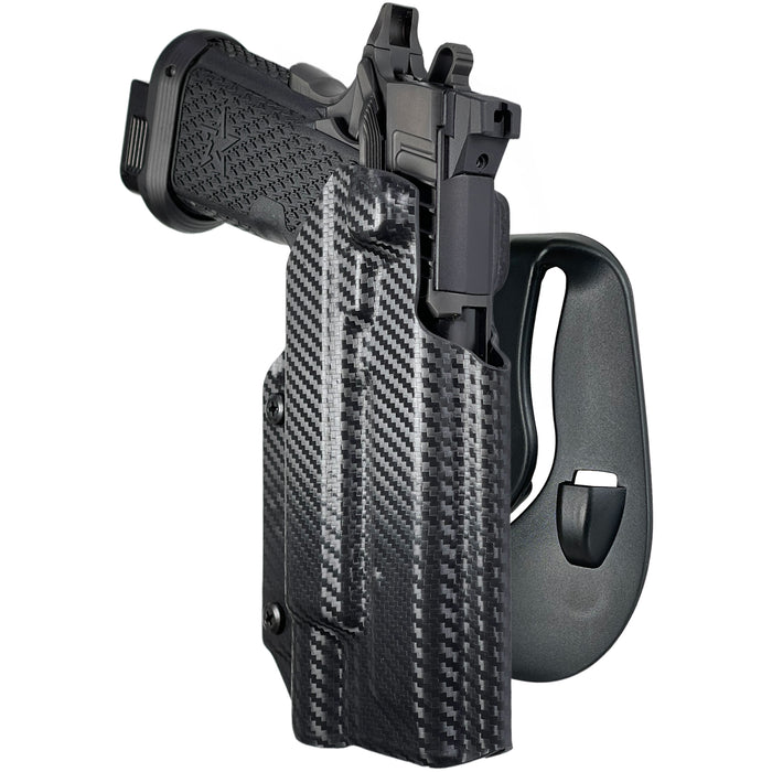 Staccato XC with Surefire X300 OWB Paddle Holster